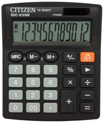 Калькулятор Citizen SDC-812 NR