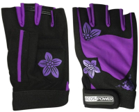 Перчатки для фитнеса ECOS 5106-VM / 002368 (M, черный/фиолетовый) - 