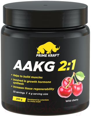 Аминокислота AAKG Prime Kraft 2:1 (200г, дикая вишня)
