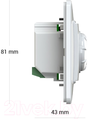 Терморегулятор для климатической техники Terneo Rol (белый)