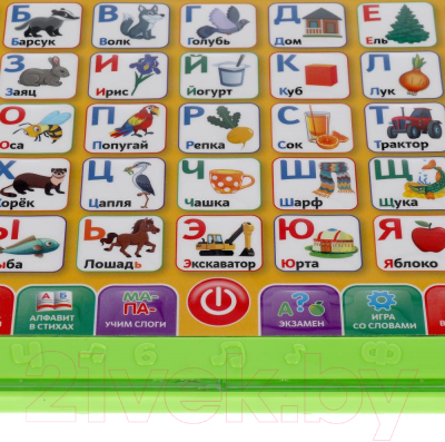 Изображение товара Развивающая игрушка Умка Обучающий планшет. Азбука. Жукова М.А. / HT533-R