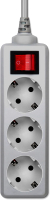 Сетевой фильтр Buro 300SL-1-G (серый) - 