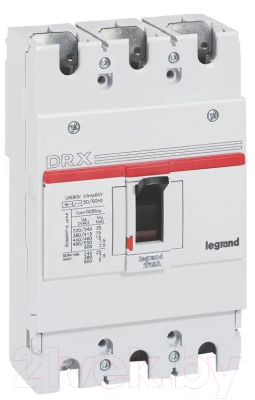 Выключатель автоматический Legrand DRX 250/200A 3P 36кA / 27127