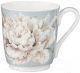 Кружка Lefard Белый цветок / 86-2429 (голубой) - 