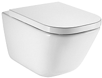 

Унитаз подвесной Roca, The Gap Clean Rim A34647L000 + A801470004