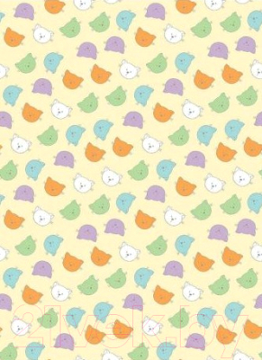 

Плед детский ОТК, Разноцветные киски 75x100