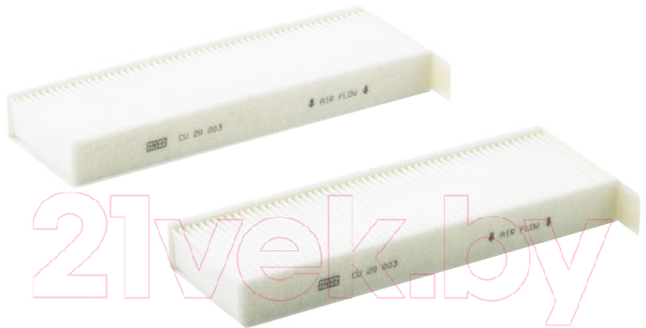 Салонный фильтр Mann-Filter CU29003-2 (2шт)