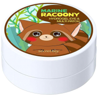 

Патчи под глаза, Marin Racoony Hydrogel Eye & Multi Patch