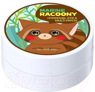 

Патчи под глаза Secret Key, Marin Racoony Hydrogel Eye & Multi Patch