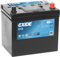 Автомобильный аккумулятор Exide EFB EL604 (60 А/ч) - 