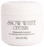 Крем для лица Secret Key Snow White Cream осветляющий (50г) - 