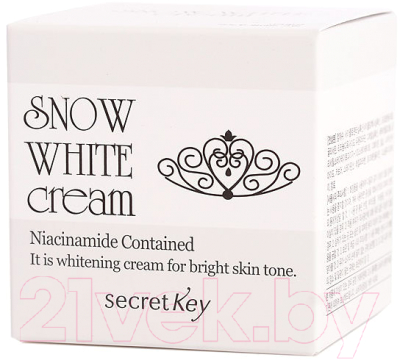Крем для лица Secret Key Snow White Cream осветляющий (50г)