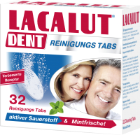 Таблетки для чистки зубных протезов Lacalut Dent (32шт) - 
