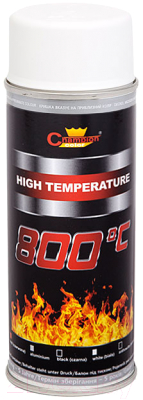 Краска Champion Color High Temparature RAL 9003 (400мл, белый)