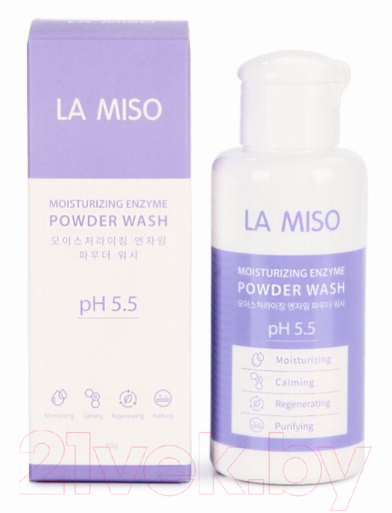 Пудра для умывания La Miso Увлажняющая энзимная pH 5.5 (50г)