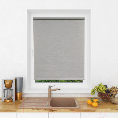 Рулонная штора Lm Decor Шайн LM 42-02 130x170 (серый)