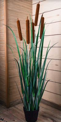 Изображение товара Искусственное растение Merry Bear Home Decor Микс трава-рогоз / KD4054-115-22