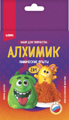 

Набор для опытов Lori, Химические опыты 2 в 1 / Оп-062