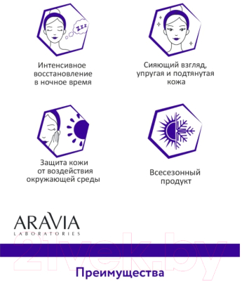 Сыворотка для век Aravia Laboratories Revitalizing Eye Night Serum (30мл)