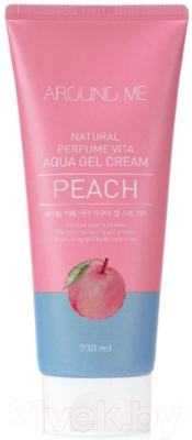 Крем для тела Around Me Natural Perfume Vita Aqua Gel Cream Peach (230мл)
