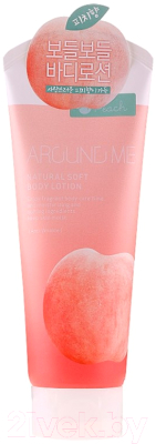 Лосьон для тела Around Me Natural Soft Body Lotion Peach (230мл)