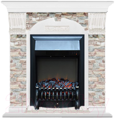 

Каминокомплект Glenrich, Арочный Fobos Black