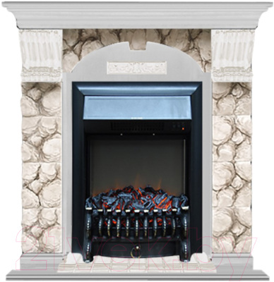 

Каминокомплект Glenrich, Арочный Fobos Black