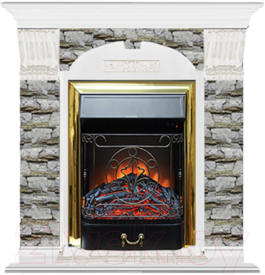 

Каминокомплект Glenrich, Арочный Majestic Brass