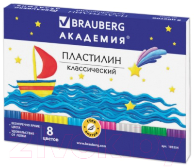 

Пластилин Brauberg, Академия / 103254