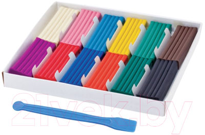 Изображение товара Пластилин Brauberg Магия цвета / 103357 (12цв)