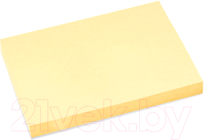 Блок для записей Brauberg Пастельный 76х102мм / 122691 (100л, желтый)