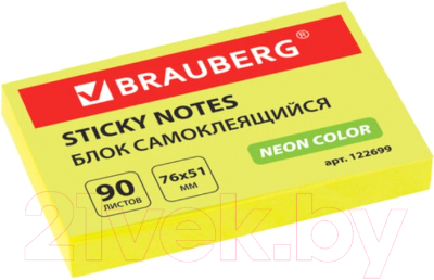 

Стикеры канцелярские Brauberg, Неоновый / 122699
