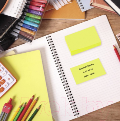 Изображение товара Блок для записей Brauberg Неоновый / 122699 (желтый)