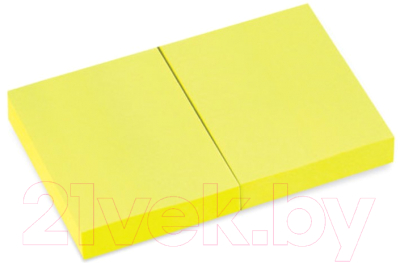 Блок для записей Brauberg Неоновый / 122698 (желтый)
