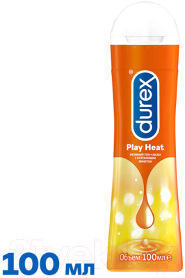 Лубрикант-гель Durex Play Heat (100мл)