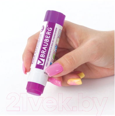 Изображение товара Клей-карандаш Brauberg Обесцвечивающийся / 220874