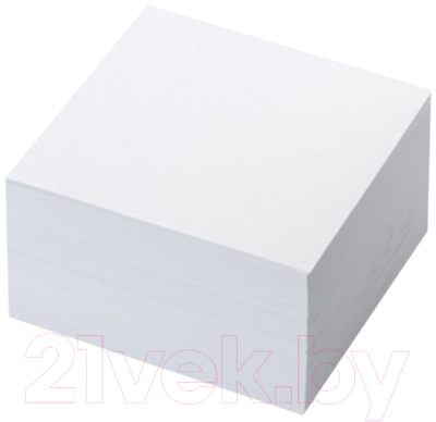 Блок для записей Brauberg Куб / 121543 (белый)