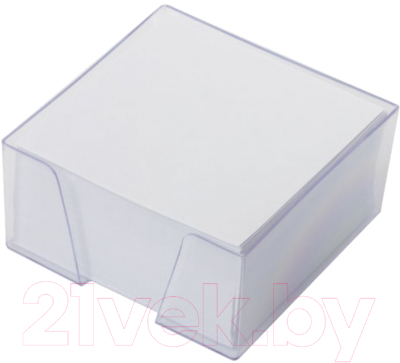Блок для записей Brauberg Куб в подставке / 122224 (белый)