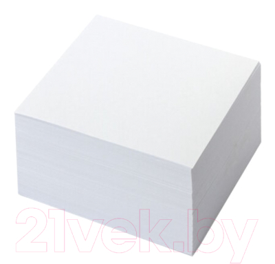 Блок для записей Brauberg Куб в подставке / 122224 (белый)