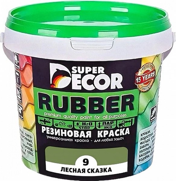 Краска Super Decor Резиновая №09 Лесная сказка