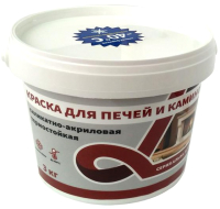 Краска Alfavit Термостойкая для печей и каминов (3л) - 