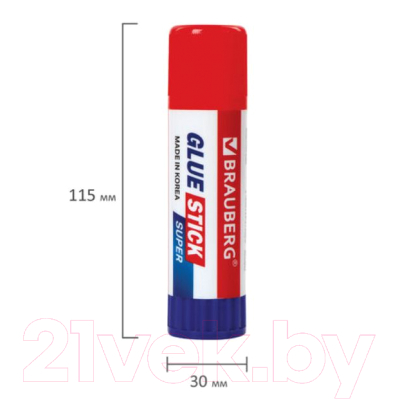 Клей-карандаш Brauberg Super / 229543