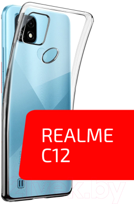Чехол-накладка Volare Rosso Clear для Realme C12 (прозрачный)