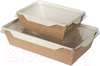 Набор коробок упаковочных для еды Krafteco Eco OpSalad 1000 (50шт)