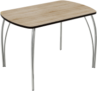Обеденный стол ВВР ЛДСП 110x70 (дуб сонома/подстолье чайка) - 
