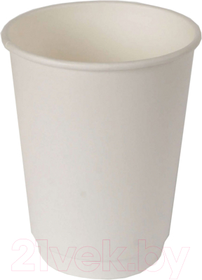 Набор бумажных стаканов Krafteco Двухслойный (20x300мл, белый)