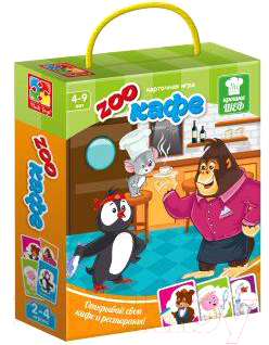 

Настольная игра Vladi Toys, Карточная игра Зоокафе / VT2308-09