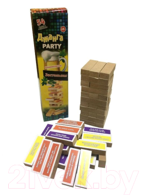 Настольная игра Задира Плюс Дженга Party Застольная / zdjenpz