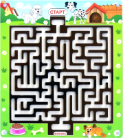 

Развивающая игрушка Мастер игрушек, Лабиринт. Собачки / IG0054