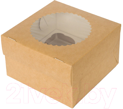 Набор коробок упаковочных для еды Krafteco Eco Muf 1 (25шт)